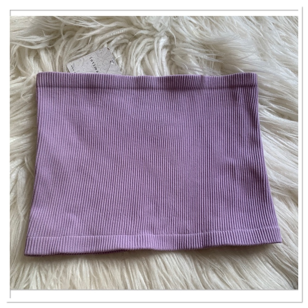 NWT Free People Intimately Ribbed Tube Top Purple Medium